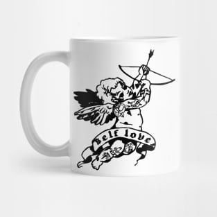 I Believe In Myself - baby angel with arrow tattoo Mug